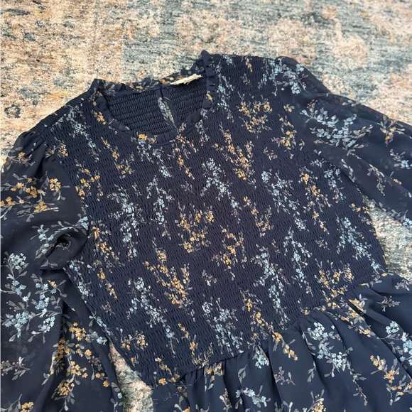 HENLY Stevie Floral Dress in Navy size L - Picture 3 of 5